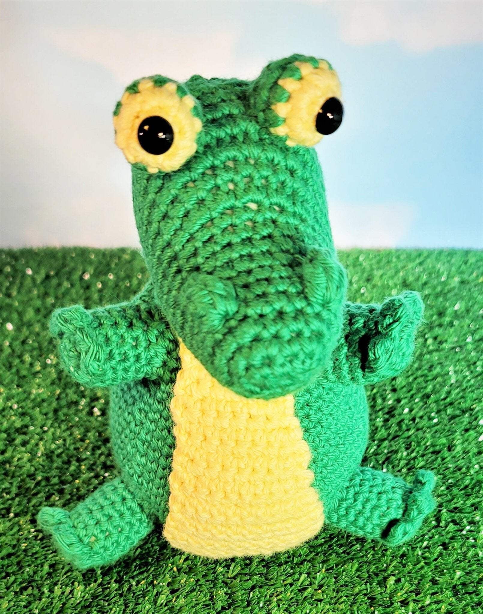 Baby Alligator Amigurumi Crochet Kit