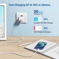 thumbnail image 2 of iPhone Snabbladdningskabel 3-Pack 2M USB C till Lightning Kabel [MFi-Certifierad] Ny iPhone Kabel Kompatibel med iPhone14 13 12 11 Pro Max X XS, 2 of 5