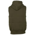 thumbnail image 3 of Polo RL Men's Quilted Hooded Vest (Medium, Olive Green), 3 of 3