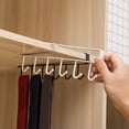 thumbnail image 5 of Willstar Metal 6 Mug Hooks Under Cabinet Hanging Organiser, 5 of 10