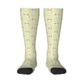 thumbnail image 2 of Lsque Rabbit With Tie Printed Crew Socks Men's Women's LightWeight Thin Casual Calf Socks ,Knee High Socks,Cotton Socks, 2 of 9