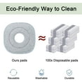 thumbnail image 4 of HSAPOW-® 6-Pack 9 inch Extra Thick Microfiber Pad Refill for SPIN-800 TrueClean Mop & Bucket Square, Compatible with M16 and Most Square Spin Mop and Bucket, Machine Washable up to 100x, 4 of 4