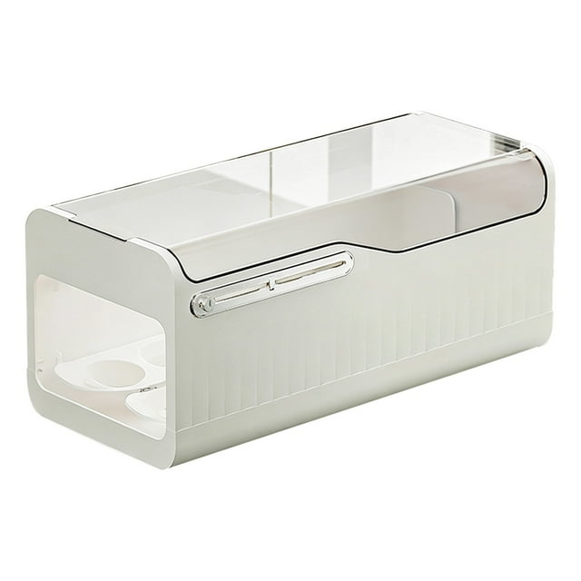 WMQPNNS Porte-Oeufs pour Porte de Réfrigérateur, Rangement de Qualité Alimentaire avec Plateau de Rangement Roulant.