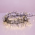 thumbnail image 4 of Kurt Adler 7.8-Foot 240-Light Twinkle Warm White LED Fairy Light Cluster Garland, 4 of 4