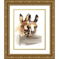 thumbnail image 1 of Shefranov, Olga 20x24 Gold Ornate Wood Framed with Double Matting Museum Art Print Titled - All Smiles, 1 of 4
