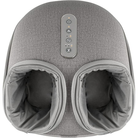 Medcursor Shiatsu Foot Massager Machine with Heat, Deep Kneading Rolling Pressure - Gray