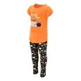 thumbnail image 2 of Girls 2 Piece Something Wicked Comes Halloween Outfit (3Y, Orange), 2 of 5