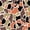 Brown Black, variant on Manfei Jungle Animal Pattern 7-Piece Twin Bedding,Cute Bear Bedding Comforter Set,Gray Black,Black Reversible