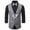Silver, variant on Kureaily Mens Vest Formal/Leisure V-neck Shiny Waistcoat Cravat Set Prom Party