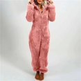 thumbnail image 1 of Onesies-ropa de dormir de forro polar para mujer, conjuntos de pijamas de talla grande para adultos, pijamas cálidos para mujeres, S-5XL de invierno, 2023, 1 of 4