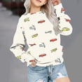 thumbnail image 2 of Enjoytime Newborn Infant Baby Boy Girls Oversized Sweatshirt Long Sleeve Cartoons Printed Shirts Crewneck Tops Fall Winter Baby Clothing 1-12 Years, 2 of 4
