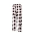 thumbnail image 4 of Pantalon de Pyjama à Carreaux pour Femmes, Vêtement de Nuit, Cordon de Serrage, Coton, Bas Amples, 4 of 5
