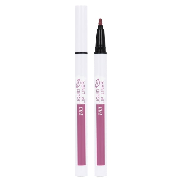 Clearance! Beauos Lip Liners, Liquid Lip Liner Lip Glaze Nude Lip Gloss Long Lasting Color Lipstick Pen 4.5ml, Lip Liner Clearance Sale C