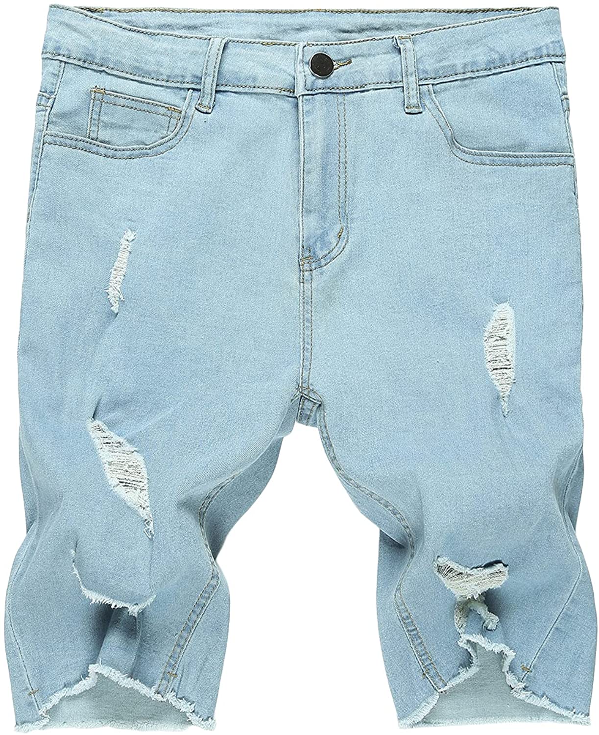 Men's Ripped Distressed Jean Shorts 