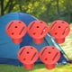 thumbnail image 3 of Protectores de puntas de trekking Sharpla 5 uds Puntas de repuesto para bastones rojo, 3 of 8