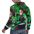 thumbnail image 5 of Demon Slayer Trendy Cartoon Men'S Fleece Hooded Hoodie, hoodies for women men with pockets,Fall Fashion 2025 Pullover Sweaters Winter Clothes, 5 of 9