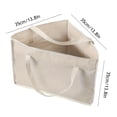 thumbnail image 3 of Eosunjian Portable Clothes Hanger Storage Clothes Hanger Caddy Triangular Storage Bag with Handles Base Plate Organizer for Bedroom Cloakroom Laundry for Closet, 3 of 8