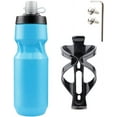 24oz Bike Water Bottle Sporty Squeeze BPAFree Stay Hydrated on