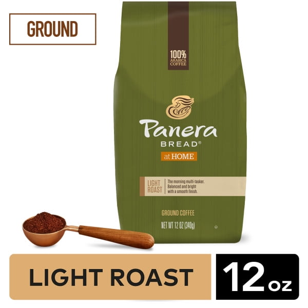 Panera Light Roast, Ground Coffee, 100 Arabica Coffee, Bagged 12oz