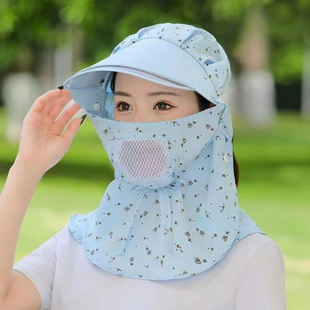 Chapeaux de Soleil pour Femmes - Chapeau de Soleil d'Été Décontracté avec Sangle Réglable et Grand Visière pour Activités Extérieures