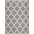 thumbnail image 2 of SAFAVIEH Machine Washable Rug Indoor/Outdoor Bermuda Collection - Bermuda Abraham Geometric Quatrefoil Indoor/Outdoor Area Rug Grey/Ivory, 5'3" x 7'6", 2 of 9