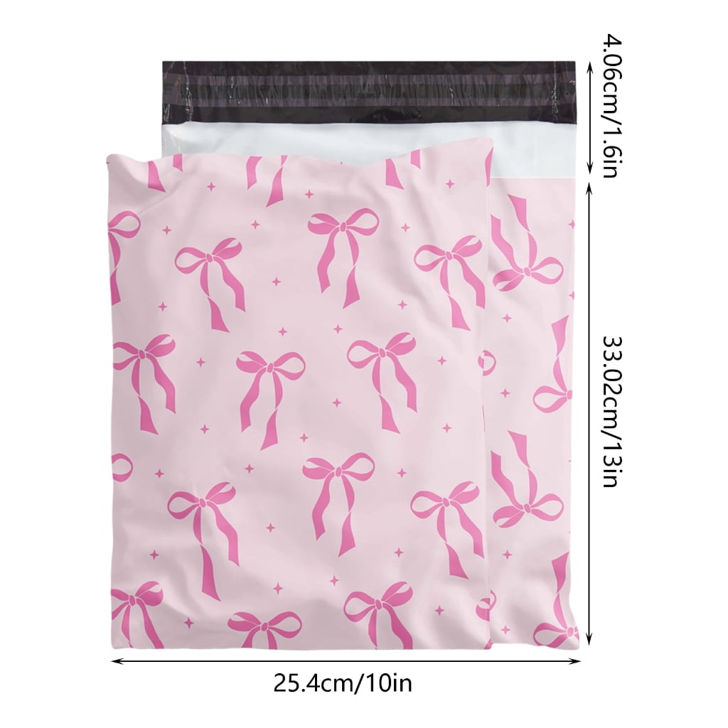 Pack of 100 Poly Bags Tear Reinforced Seams Mailing Pouches Secure Envelopes