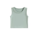 thumbnail image 1 of Arvbitana Toddler Kids Girls Solid Color Tank Tops Sleeveless Crew Neck Camisole Casual Breathable Vest 7T-10T, 1 of 8