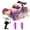 Pink, variant on Remote Control Car 1:16 Scale, 2 Packs Rechargeable Batteries 20+ Mins Playtime, 15 KM/H High Speed RC Off-Road Truck with 2.4GHz Remote