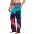 thumbnail image 6 of Yiaed Colorful Surreal Landscape Print Men's Lounge Pants, Loose PJ Bottoms, Long Pajama Pants for Men-Large, 6 of 6