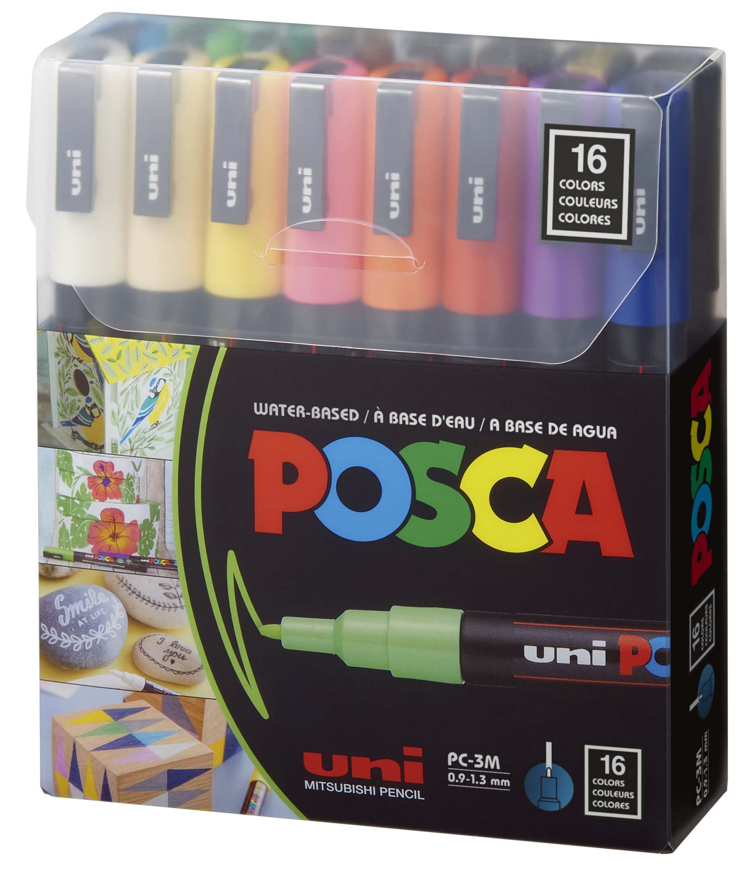 Uni Filter POSCA PC-1M12C Marker 0.7mm 12 Color Set for sale online 