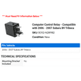 thumbnail image 2 of Relay - Compatible with 2006 - 2007 Subaru B9 Tribeca, 2 of 2