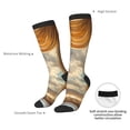 thumbnail image 4 of Fotbe Golden Drapes Pillars Clouds Calcetas Divertidas Estampadas para Hombre y Mujer, Calcetas de Algodón hasta la Rodilla para Caminar, Correr, Enfermería y Embarazo, 4 of 6