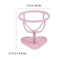 thumbnail image 3 of GOOHOCHY 2 soportes para borlas de polvo, soporte para esponjas de maquillaje, estante de secado, herramienta de belleza (rosa claro y azul), 3 of 8