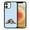 Basset Hound Dog Lying Down Looking Up, variant on WIRESTER Shockproof Soft Rubber Cover Case for Apple iPhone 12 / 12 Pro 6.1" 2020, French Bulldog Dog Lying Down Looking Up On Pale Aqua Background