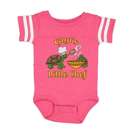 

Inktastic Gigi s Little Chef with Cute Turtles Gift Baby Boy or Baby Girl Bodysuit