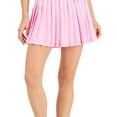 thumbnail image 3 of ID Ideology Womens Active Solid Pleated Skort Pink Stone L, 3 of 3