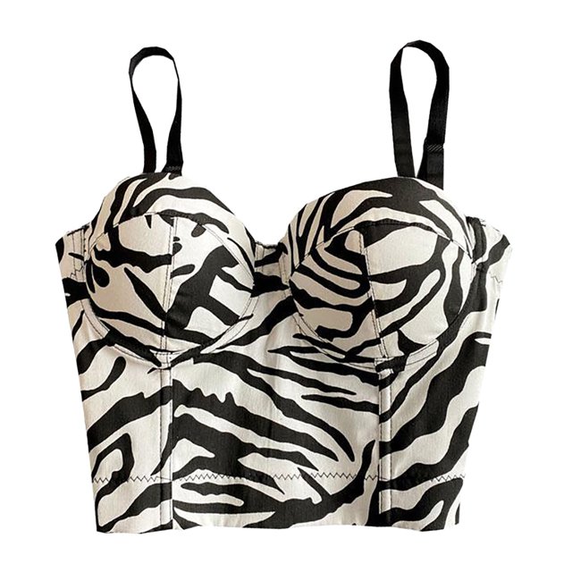 Gibobby Corsé exterior de chaleco pequeño con sentido de encaje de moda sexy para mujer(Blanco,M)