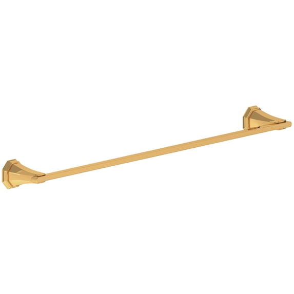 Perrin And Rowe U.6141 Deco 24" Towel Bar - Gold