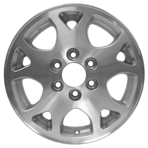 Remanufactured Painted Sparkle Silver Aluminum Wheel 17 x 7.5 89038702 fits 2000-2006 Chevrolet Tahoe
