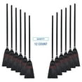 thumbnail image 6 of ZAWkirJ BWK951BP Flag Tipped Bristle 37 in. - 38 in. Length Lobby Broom - Natural/Black (1 Dozen), 6 of 6