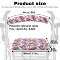 thumbnail image 6 of HELLHERO Watercolour Florals Seat Back Cover Rollator Walker Cover Breathable for Senior Washable Waterproof for Non-Slip Fit for Elderly Adults, 6 of 7