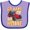 Lavender and Purple, variant on Inktastic Go Kart Funny Go Karting Boys or Girls Baby Bib