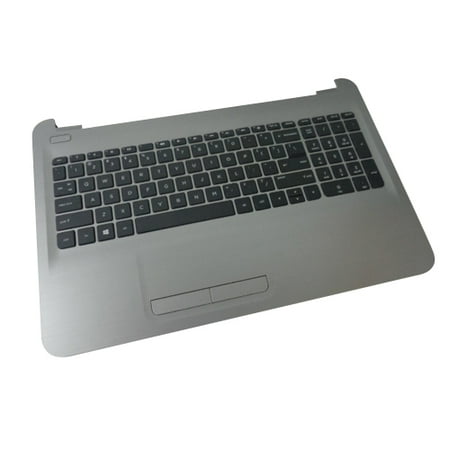 Silver Palmrest Keyboard & Touchpad for HP 15-AY