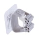 thumbnail image 4 of Toystoory Gran oferta, 2 uds., estante de Clip de pared para cuarto de ducha de baño, colgador de cepillo adhesivo ABS, suministros para el Almacenamiento y organización del hogar Azul, 4 of 4
