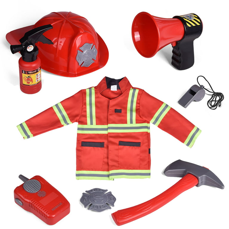 Mud Pie Kids Gifts Fireman Fire Fighter Dress Up Set - Digs N Gifts