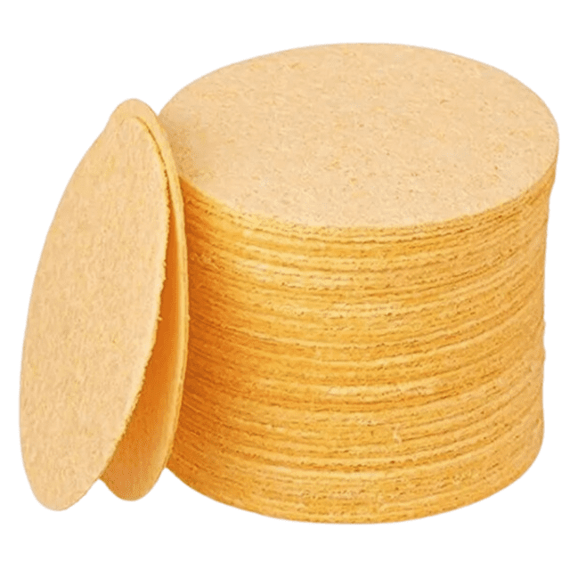 Esponjas Faciales Comprimidas de Celulosa Pack 72 Unidades Amarillo – Limpieza Profunda y Suavidad Extrema