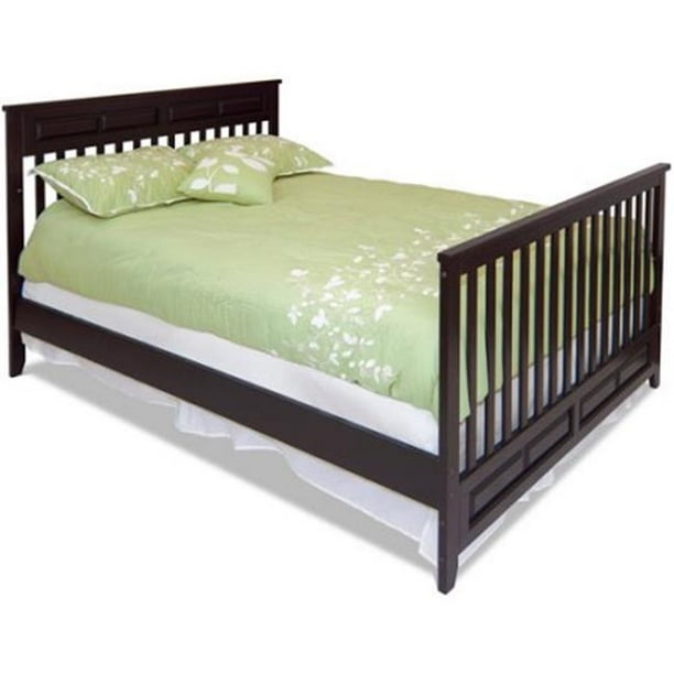 Child Craft Full Bed Rails for Camden, Abbott and Kelsey Cribs, Espresso