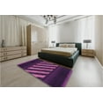 thumbnail image 5 of Ahgly Company Machine Washable Indoor Rectangle Transitional Orchid Purple Area Rugs, 8' x 10', 5 of 7