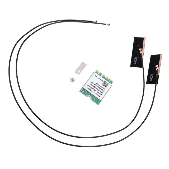 M.2 WiFi Card with 1800Mbps Wireless Card RTL8852BE, WiFi6 5.2 for Win10/11, for Linux