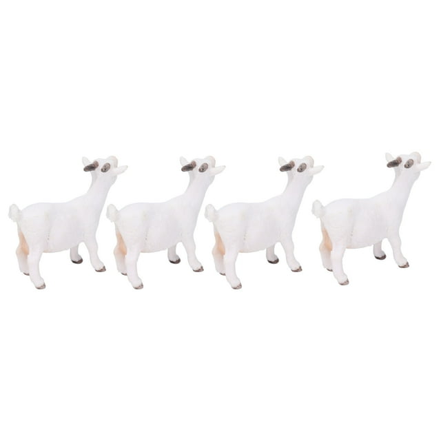 Figuritas de Cabra ANGGREK Modelo 4 Uds Lindo Portátil Para Niños Chico Para Jardín De Infantes
